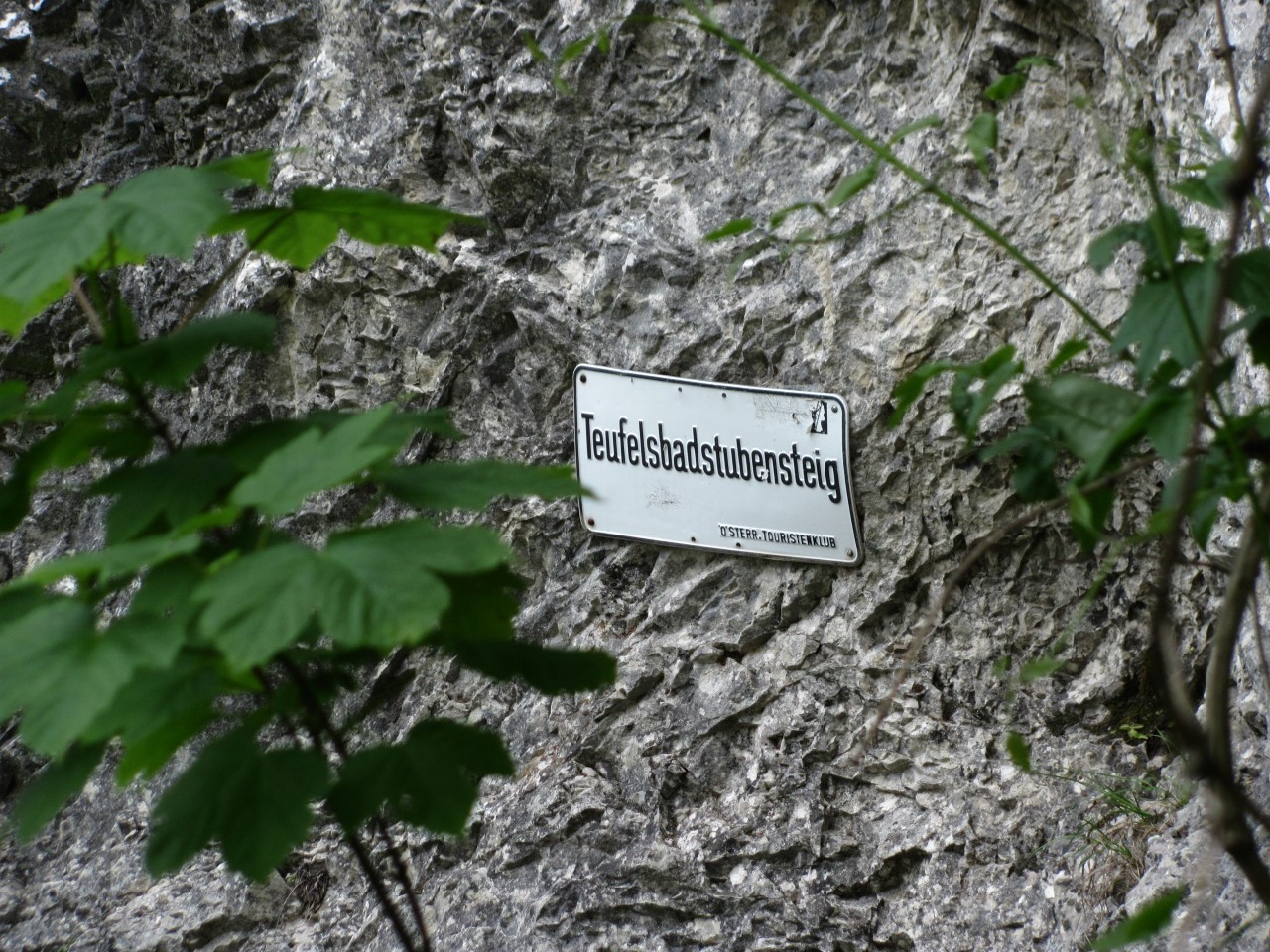 Elértünk a ferrata ösvényhez