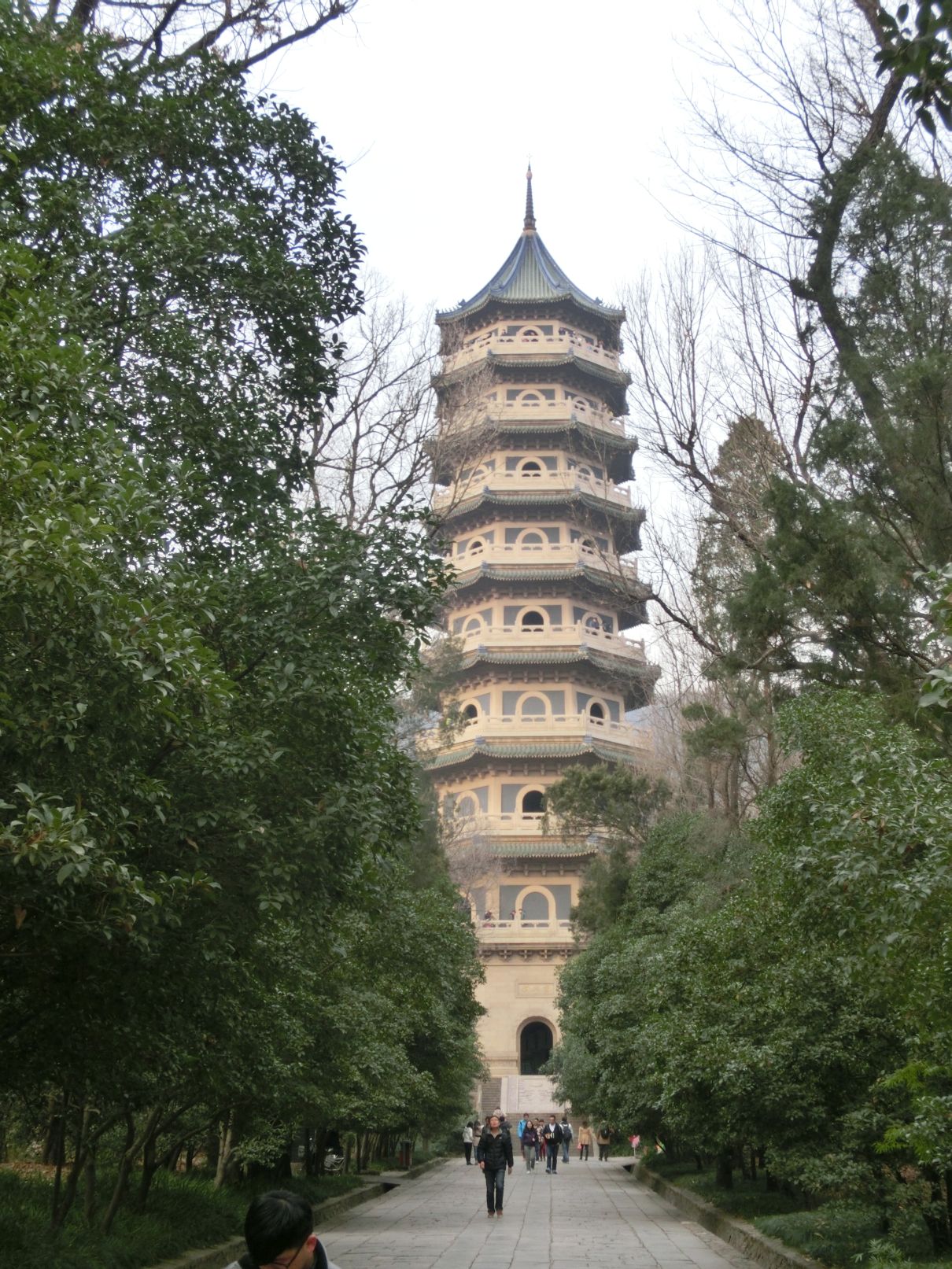 Az első pagoda, aminek fel is lehetett menni a tetejére. 