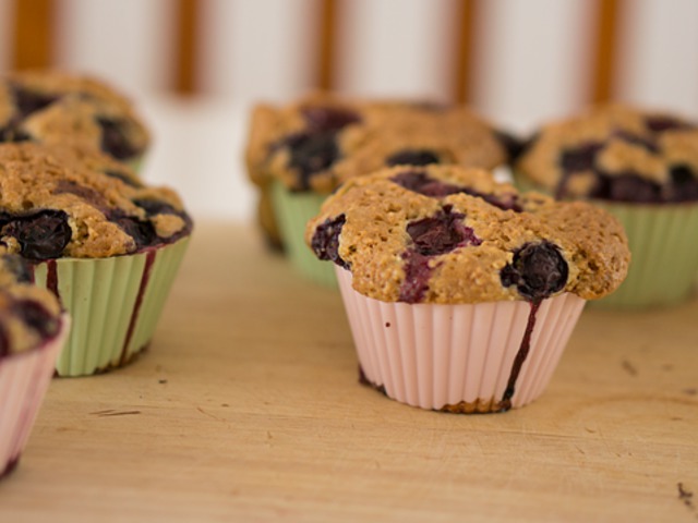 Narancsos áfonyás muffin