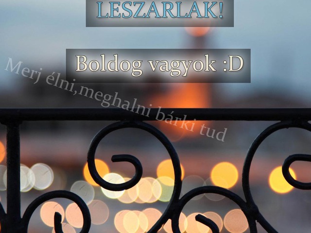 208. LESZARLAK!  Boldog vagyok :D