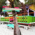 Colorful and friendly this is the Caribbean. #mertutaznijo #eupolisz #palm #sanblasislands #panama #coconut #sun  #sand #sea #bienvenidos #colors #travelphotography #travelling #travel #caribbean @reni.atesz
