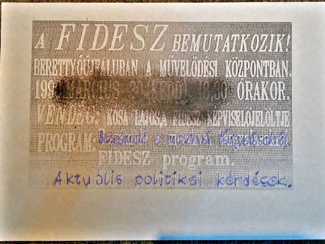 Fájó – vagy inkább rohadtul dühítő  – emlékezés, régi plakátok révén