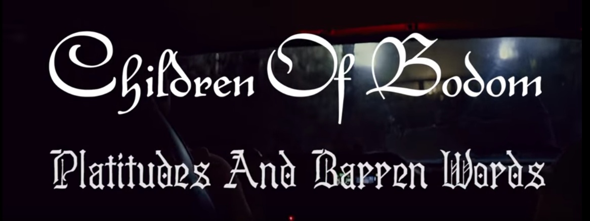 Klippremier: Children Of Bodom - Platitudes And Barren Words