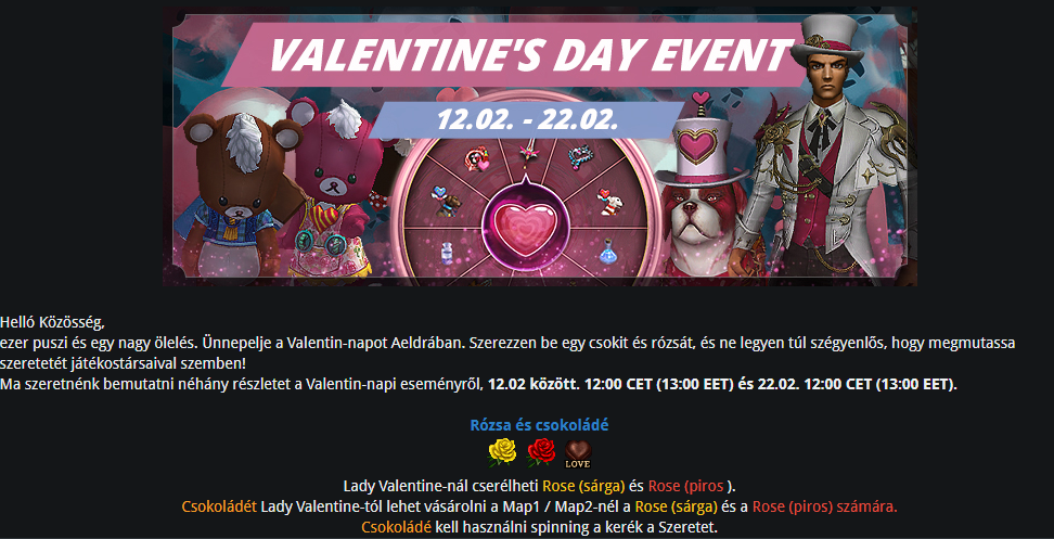 Aeldra - Valentin event