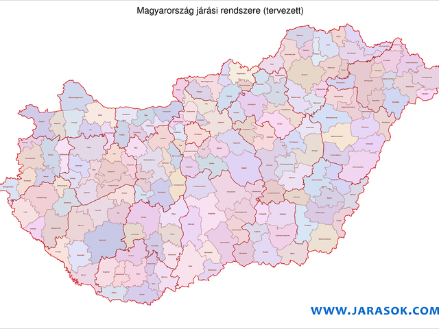 Kedvezményezett járások listája