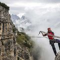 Nemzetközi highline-találkozó a Dolomitokban