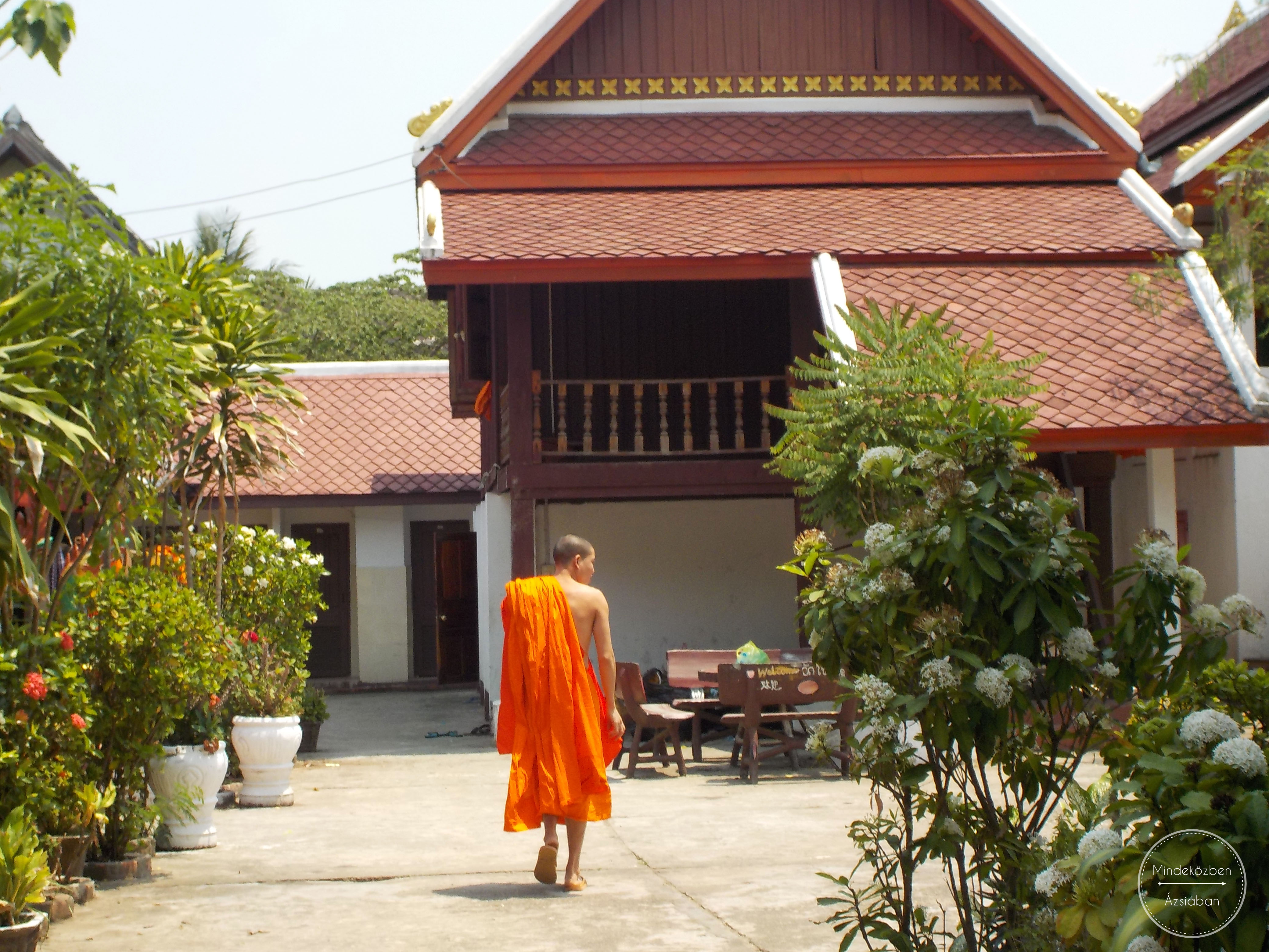 A szerzetesek városa: Luang Prabang. 