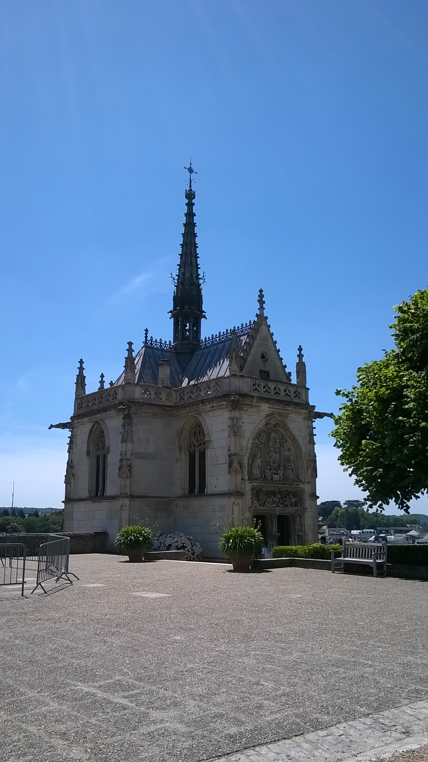 Szent Hubertusz kápolna (Leonardo jelenlegi nyughelye) - Amboise