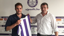 Az Újpest FC új játékosa, Kálnoki Kis Dávid