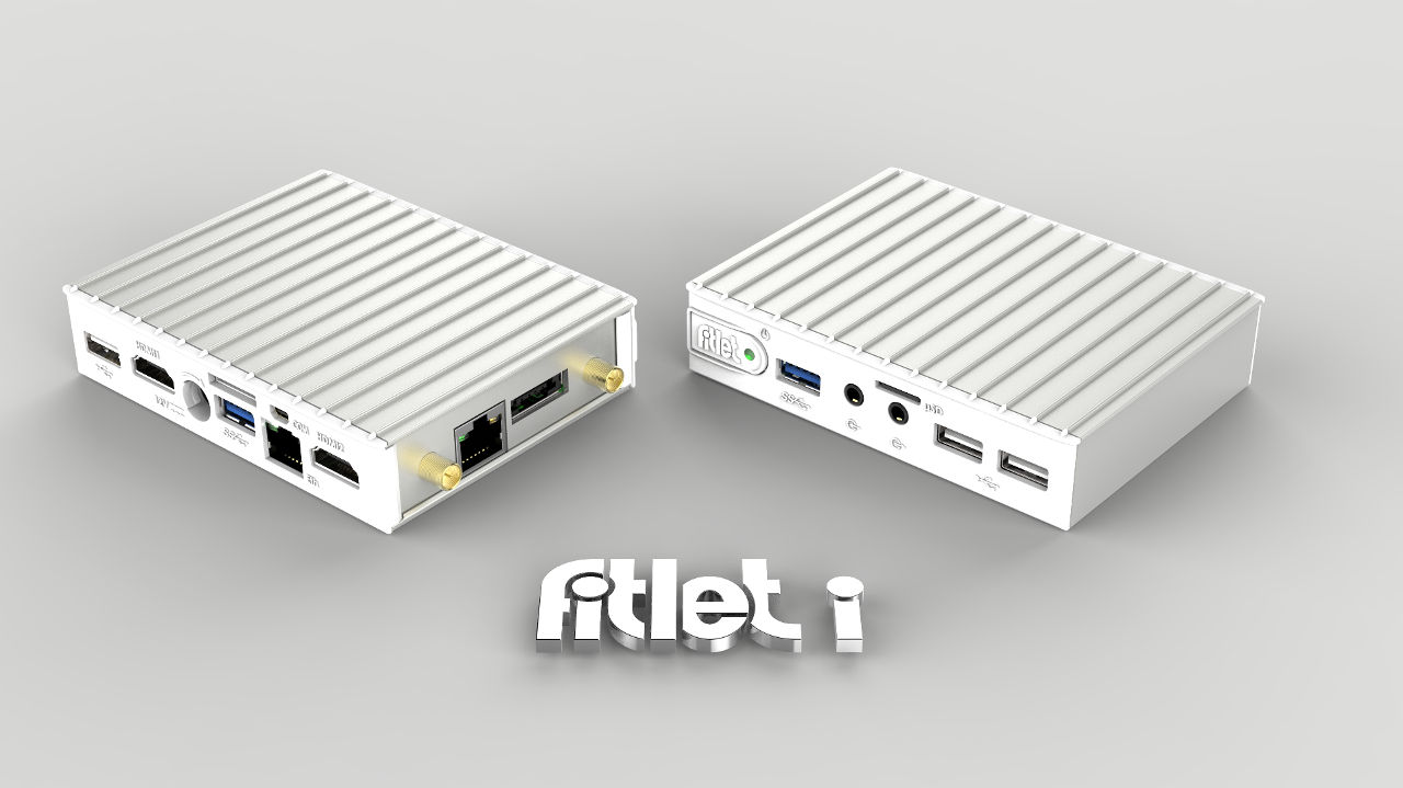 Fitlet i - dual monitoros és általános rendszerekhez