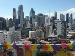 Panama City panoráma.