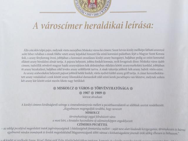 Miskolc címere