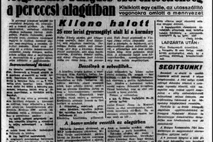 Tragédia a perecesi alagútban - kilenc bányászt ölt meg a lezúduló homok