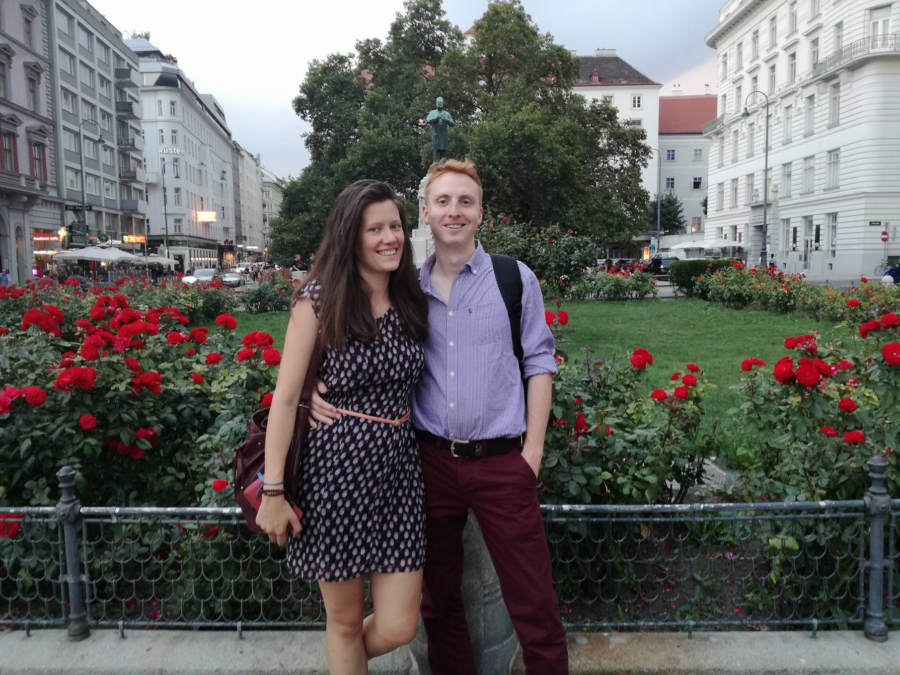 Kedvesemmel egy csodás napot töltöttünk el Bécsben! Köszönöm Neked, Judit!