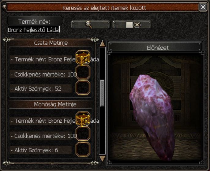 riddimred_item_drop_kereso_rendszer_magyar_metin_szerverek.JPG