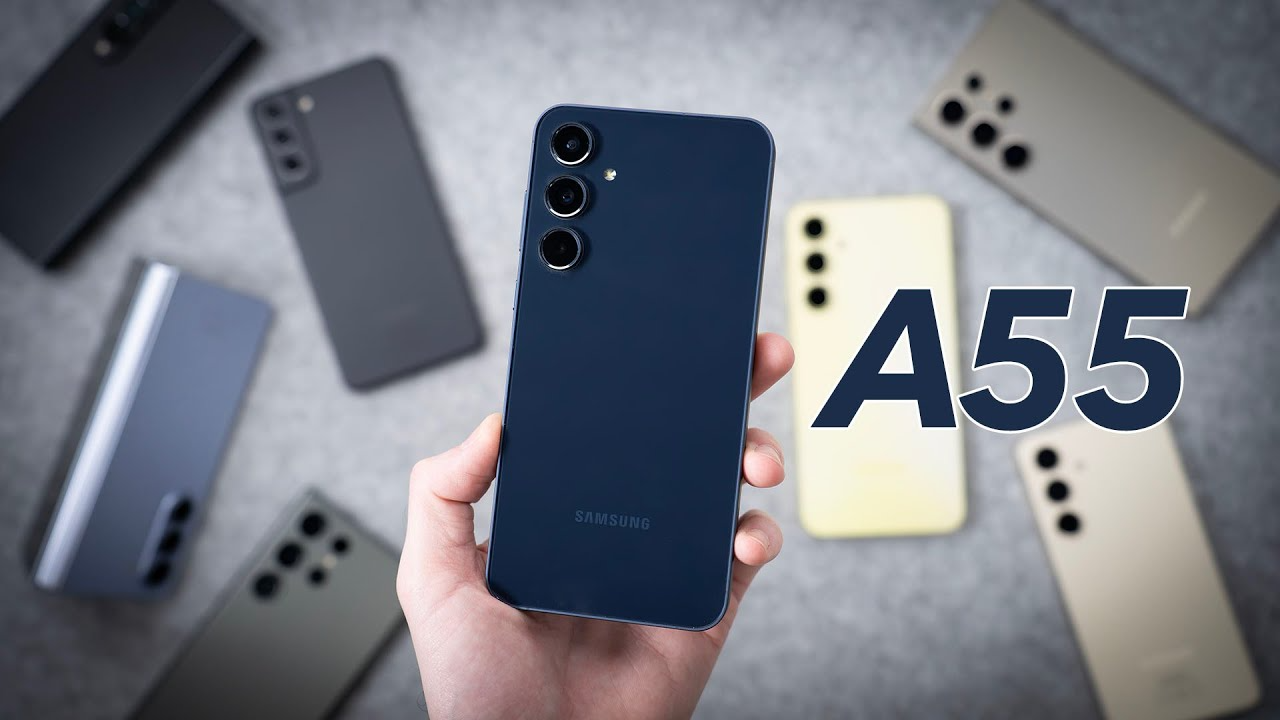 A Samsung Galaxy A55 látványos megjelenése