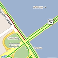 A Google Maps autós forgalomfigyelő szolgáltatása
