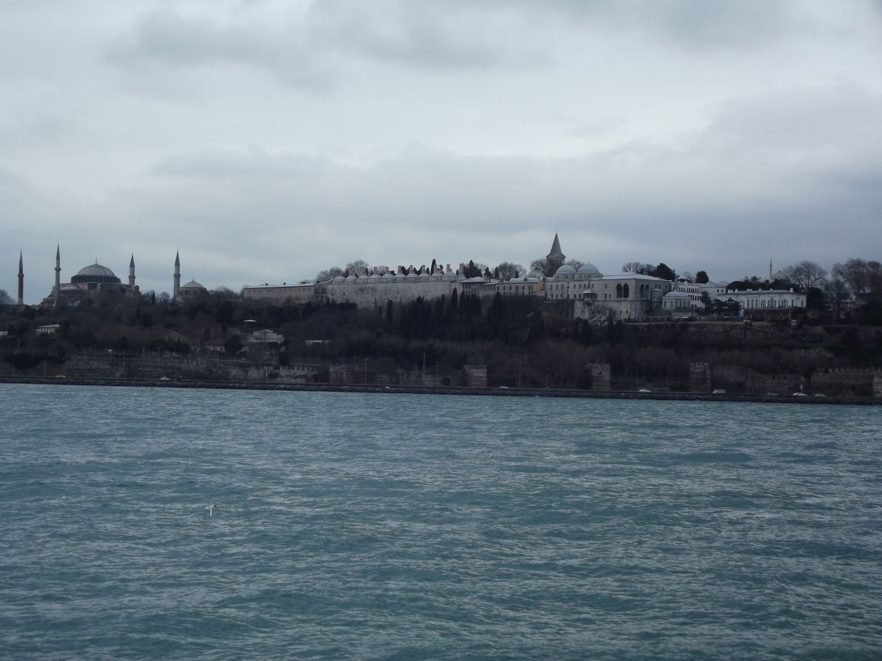 Hagia Sophia, Topkapi Palota a hajóról