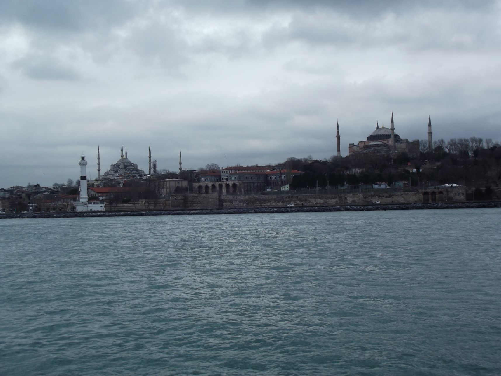 Kék Mecset, Hagia Sophia a hajóról