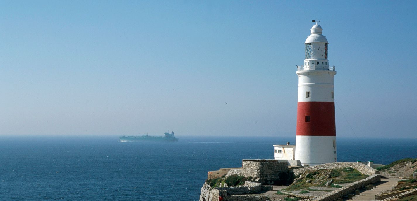 Európa pont és világítótorony (Forrás: www.visitgibraltar.gi)