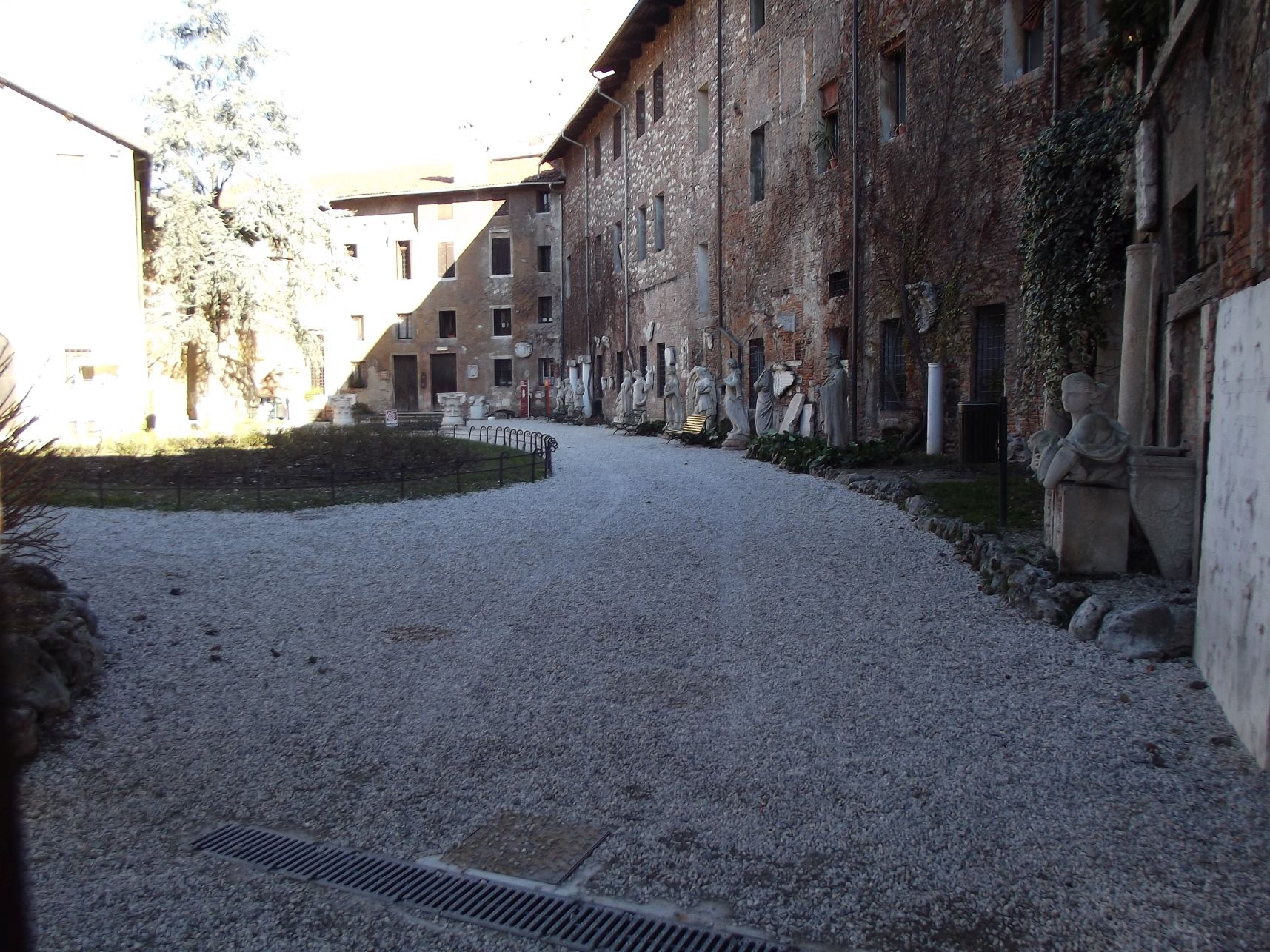 A Teatro Olimpico udvara