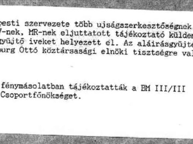 Az 1989-es államfői jelölésről