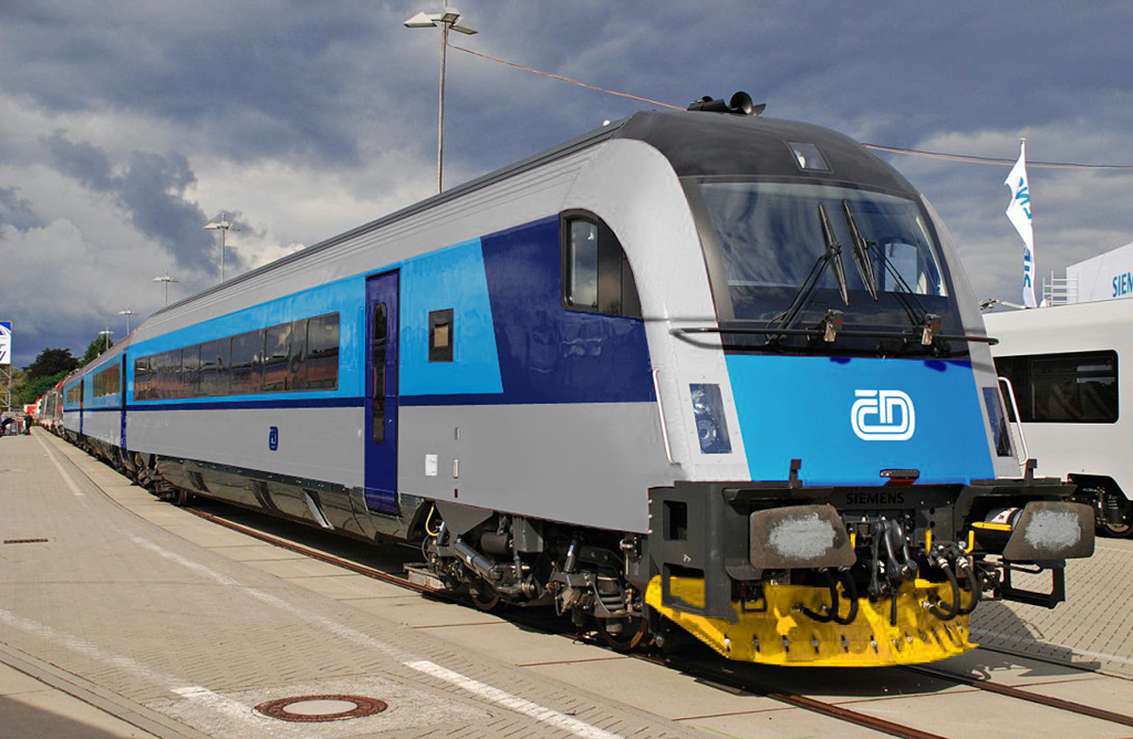 Cseh railjet vezérlőkocsija - fotó: Siemens