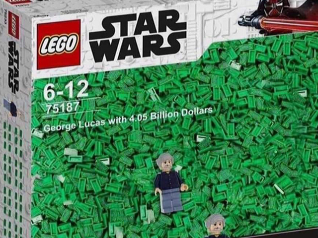 LEGO Zsorzs is bepénzelt