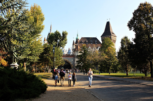 Városliget or City Park is a popular green area of Budapest