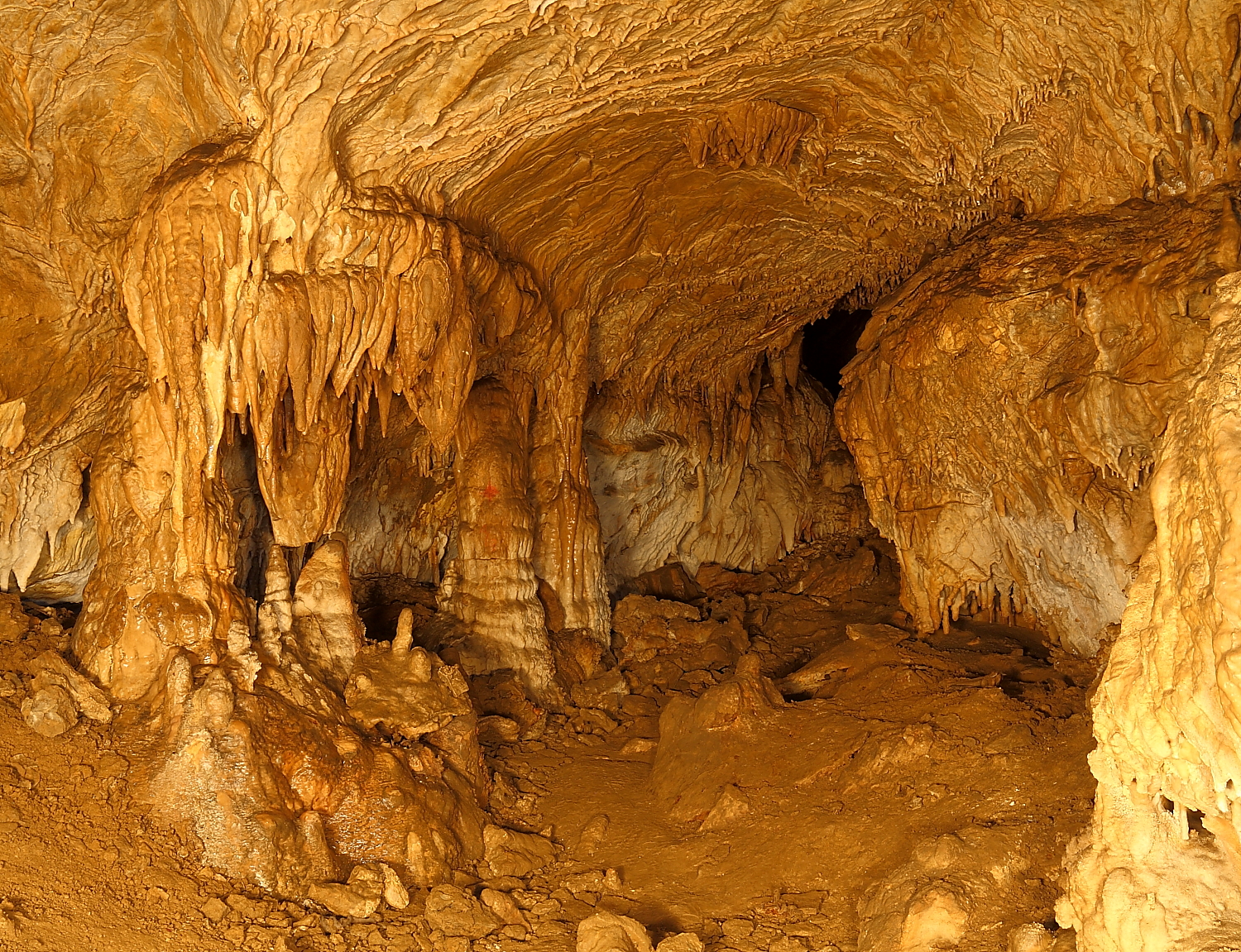 A Súgó-barlang egyik terme.