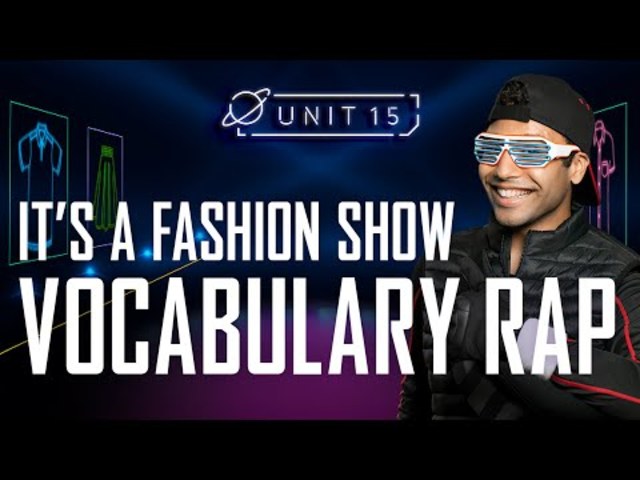 It's a fashion show: Vocabulary Rap | ESL Learning Chant for Kids