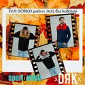 Férfi DORKO kapucnis, zippzáras pulóver @msportonline