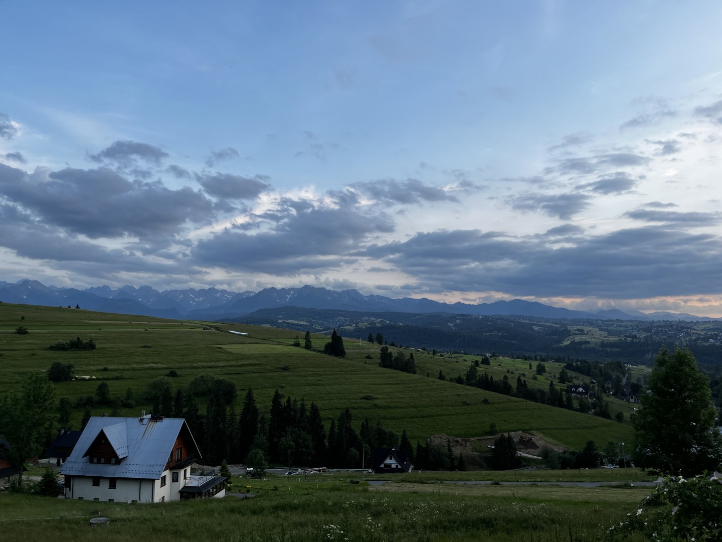 Az emelkedő közepéről mtb -ről készítve 