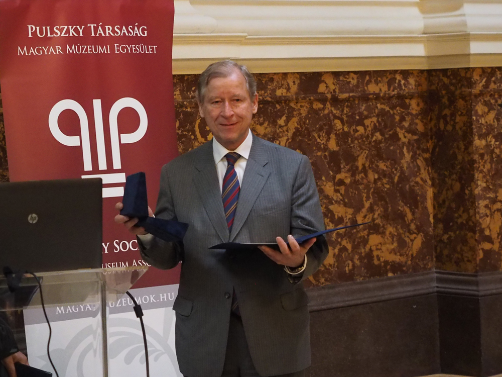 Elismerés Matskási Istvánnak a magyar múzeumügy fejlesztéséért