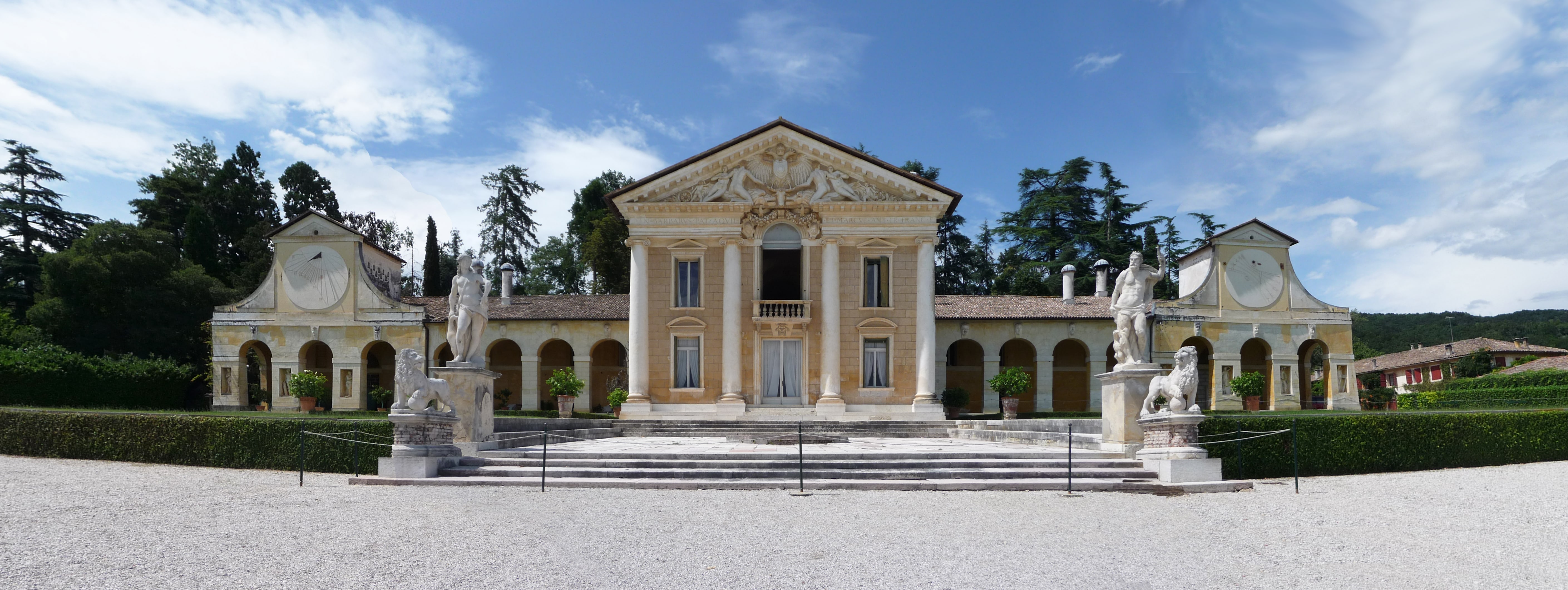 Villa Barbaro, Maser<br /><br />A Barbaro család megbízatásából épült az 1560-as évek környékén.<br /><br />Kép: Wikimedia Commons / Marcok