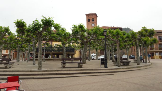 El camino, Francia Út, Belorado, Plaza Mayor - főtér