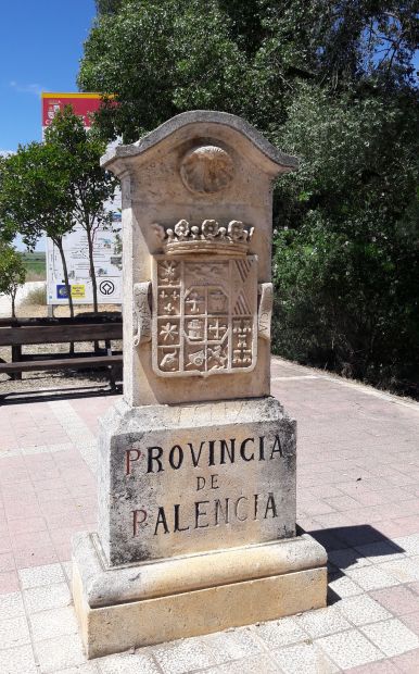 El camino, Francia Út, Palencia tartomány határköve