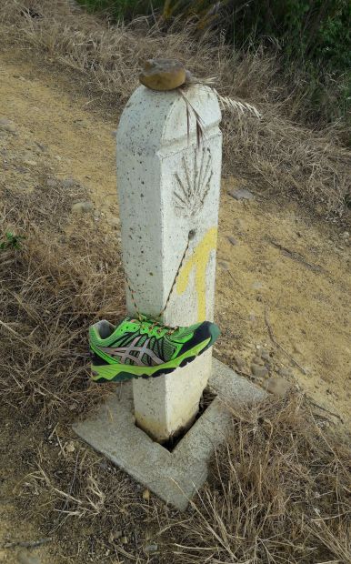 El camino, Francia Út, elhagyott bakancs