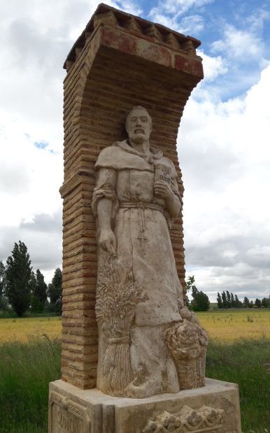 El camino, Francia Út, Centro Geografico del Camino - az út földrajzi középpontja, az egyik oszlop