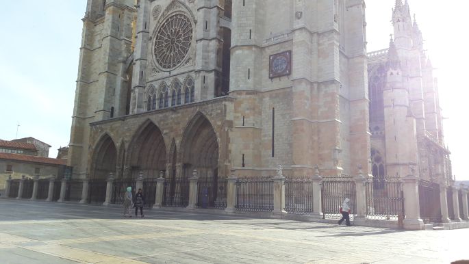 El camino, León, a katedrális