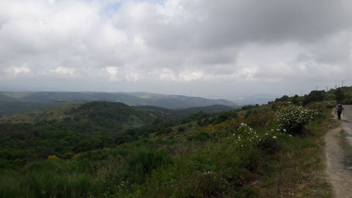 El camino, Francia Út, itt már a felhők alatt járunk éppen...