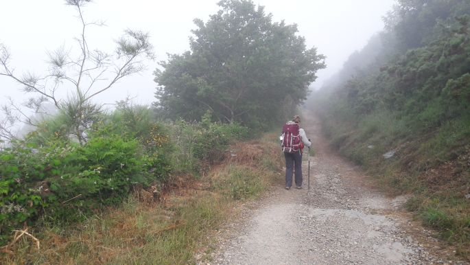 El Camino, Francia Út, Galícia, belesétáltunk a felhőbe