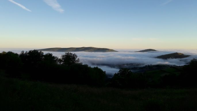 El Camino, Francia Út, felhők felett jártunk