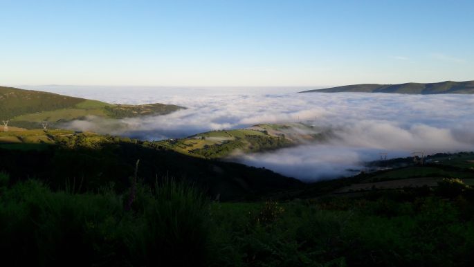 El Camino, Francia Út, Galícia, felhők felett jártunk