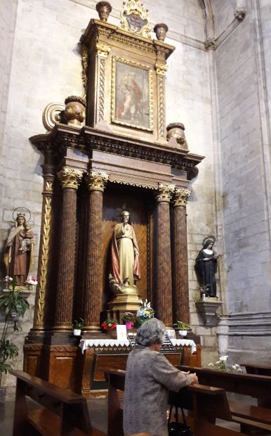 El Camino, Francia Út, Logrono, templom.