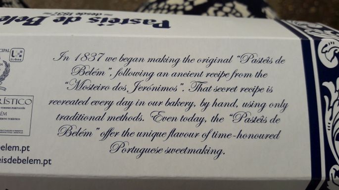 Lisszabon, Pastéis de Belém süti