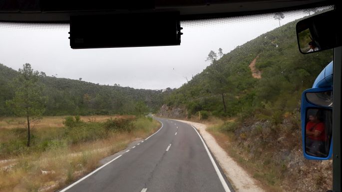 Portugál camino, Fátimából Tomárba busszal