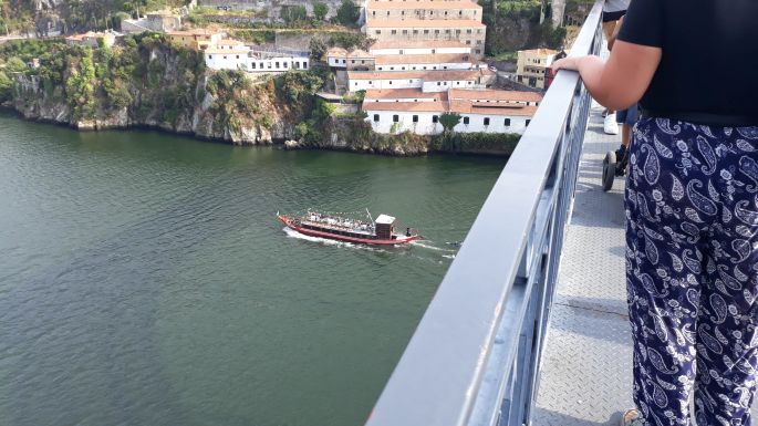 Portugál camino, Porto, Lajos híd