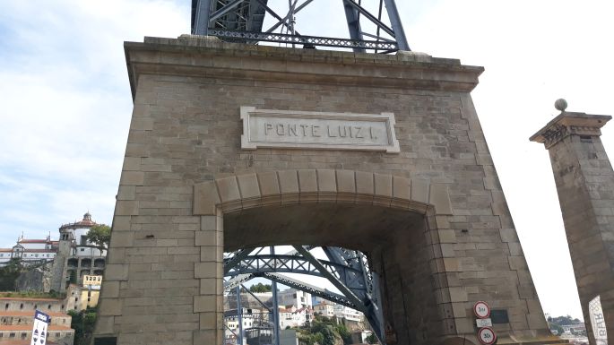Portugál camino, Porto, Lajos híd 
