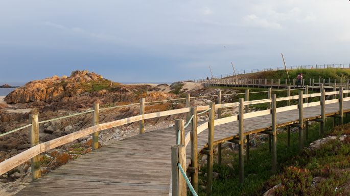 Portugál Camino de la Costa, deszkapallók